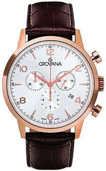 

Швейцарские наручные мужские часы Grovana 2100.9562. Коллекция Chrono