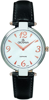 Швейцарские наручные  женские часы Grovana 4556.1552. Коллекция DressLine - фото 1