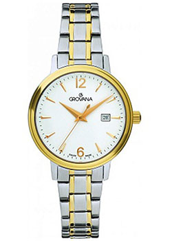 Швейцарские наручные  женские часы Grovana 5550.1142. Коллекция Traditional