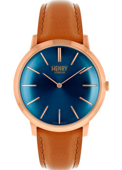 

fashion наручные мужские часы Henry London HL40-S-0244. Коллекция Iconic