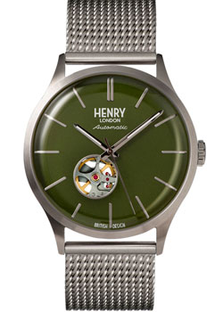 

fashion наручные мужские часы Henry London HL42-AM-0283. Коллекция Heritage Automatic