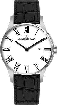 

fashion наручные мужские часы Jacques Lemans 1-1461Q. Коллекция Classic