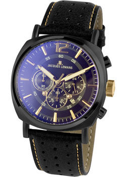 

fashion наручные мужские часы Jacques Lemans 1-1645O. Коллекция Lugano