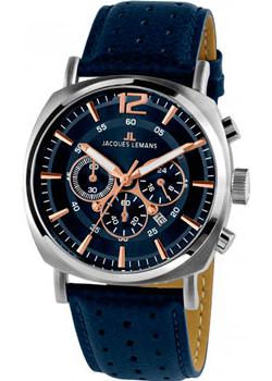 

fashion наручные мужские часы Jacques Lemans 1-1645i. Коллекция Lugano