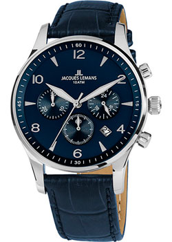 

fashion наручные мужские часы Jacques Lemans 1-1654ZC. Коллекция London