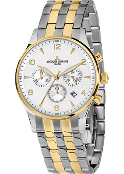 

fashion наручные мужские часы Jacques Lemans 1-1654ZH. Коллекция London