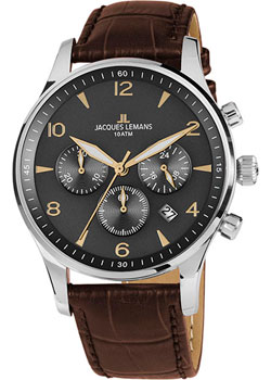 

fashion наручные мужские часы Jacques Lemans 1-1654ZJ. Коллекция London