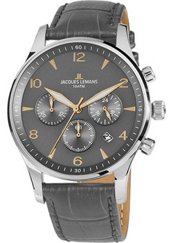 

fashion наручные мужские часы Jacques Lemans 1-1654Zi. Коллекция London