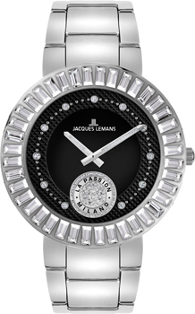 

fashion наручные женские часы Jacques Lemans 1-1683D. Коллекция Milano