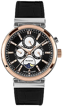

fashion наручные мужские часы Jacques Lemans 1-1698B. Коллекция Moonphase
