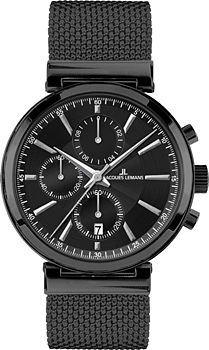

fashion наручные мужские часы Jacques Lemans 1-1699E. Коллекция Classic