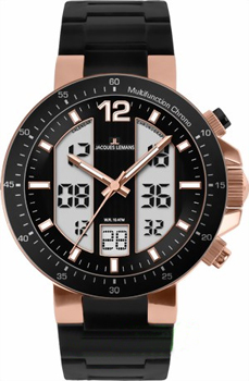 

fashion наручные мужские часы Jacques Lemans 1-1726D. Коллекция Milano