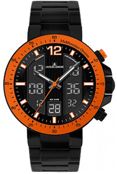 

fashion наручные мужские часы Jacques Lemans 1-1726i. Коллекция Milano