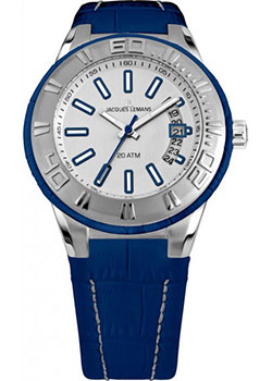 

fashion наручные мужские часы Jacques Lemans 1-1770C. Коллекция Miami