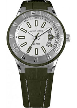 

fashion наручные мужские часы Jacques Lemans 1-1770E. Коллекция Miami