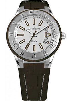 

fashion наручные мужские часы Jacques Lemans 1-1770F. Коллекция Miami