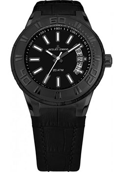 

fashion наручные мужские часы Jacques Lemans 1-1770J. Коллекция Miami