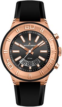 

fashion наручные мужские часы Jacques Lemans 1-1786G. Коллекция Sports