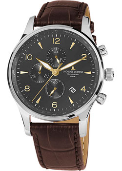 

fashion наручные мужские часы Jacques Lemans 1-1844ZJ. Коллекция London
