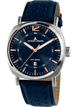 

fashion наручные мужские часы Jacques Lemans 1-1943C. Коллекция Lugano