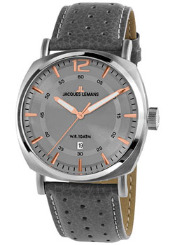 

fashion наручные мужские часы Jacques Lemans 1-1943E. Коллекция Lugano