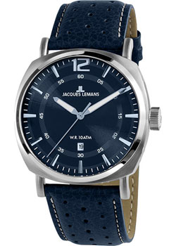 

fashion наручные мужские часы Jacques Lemans 1-1943H. Коллекция Lugano