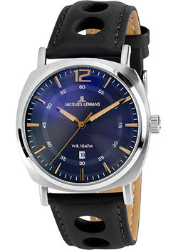 

fashion наручные мужские часы Jacques Lemans 1-1943K. Коллекция Lugano