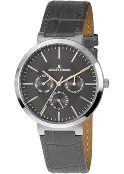 

fashion наручные мужские часы Jacques Lemans 1-1950D. Коллекция Milano