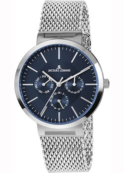 

fashion наручные мужские часы Jacques Lemans 1-1950H. Коллекция Milano