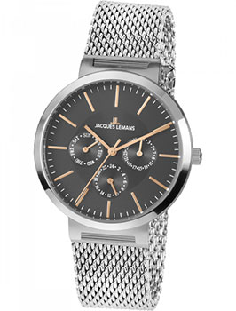 

fashion наручные мужские часы Jacques Lemans 1-1950J. Коллекция Milano