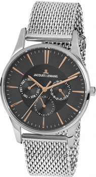 

fashion наручные мужские часы Jacques Lemans 1-1951H. Коллекция London