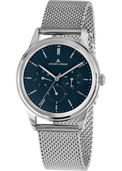 

fashion наручные мужские часы Jacques Lemans 1-2061H. Коллекция Retro Classic