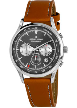 

fashion наручные мужские часы Jacques Lemans 1-2068B. Коллекция Retro Classic