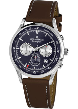 

fashion наручные мужские часы Jacques Lemans 1-2068C. Коллекция Retro Classic