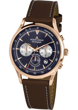 

fashion наручные мужские часы Jacques Lemans 1-2068G. Коллекция Retro Classic