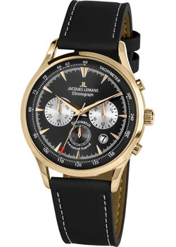 

fashion наручные мужские часы Jacques Lemans 1-2068i. Коллекция Retro Classic