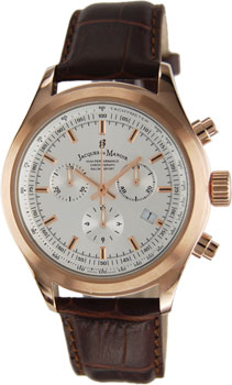 

Швейцарские наручные мужские часы Jacques du Manoir ZE.2. Коллекция Chronograph