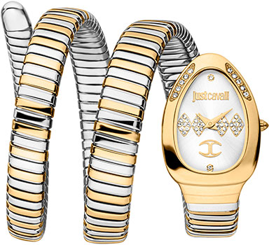 fashion наручные женские часы Just Cavalli JC1L230M0065 Коллекция Snake 27990₽