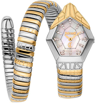 fashion наручные женские часы Just Cavalli JC1L358M0065 Коллекция Snake 19590₽
