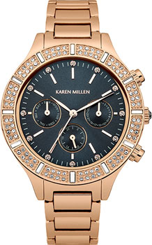 

fashion наручные женские часы Karen Millen KM103RGM. Коллекция AW-4
