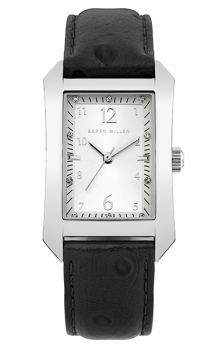 

fashion наручные женские часы Karen Millen KM104B. Коллекция Rectangular