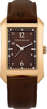 

fashion наручные женские часы Karen Millen KM104TG. Коллекция Rectangular