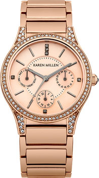 

fashion наручные женские часы Karen Millen KM107RGM. Коллекция AW-4
