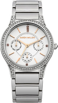 

fashion наручные женские часы Karen Millen KM107SM. Коллекция AW-4