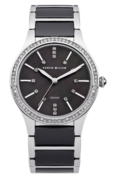

fashion наручные женские часы Karen Millen KM122BM. Коллекция Ceramic
