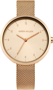 

fashion наручные женские часы Karen Millen KM135RGM. Коллекция SS-16