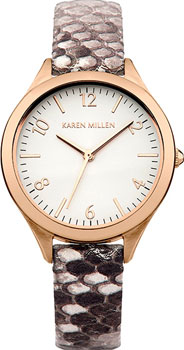 

fashion наручные женские часы Karen Millen KM150TRG. Коллекция AW-4