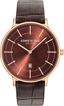 fashion наручные  мужские часы Kenneth Cole KC15057013. Коллекция Classic - фото 1