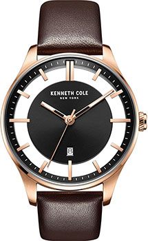 

fashion наручные мужские часы Kenneth Cole KC50919002. Коллекция Transparent
