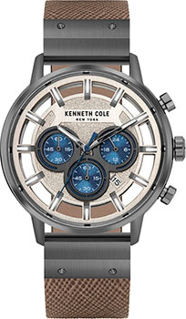 

fashion наручные мужские часы Kenneth Cole KCWGC2105203. Коллекция Transparent